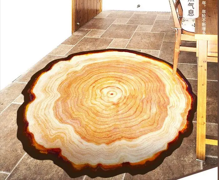 Креативный круглый ковер Индивидуальный Круглый для спальни напольный коврик 3