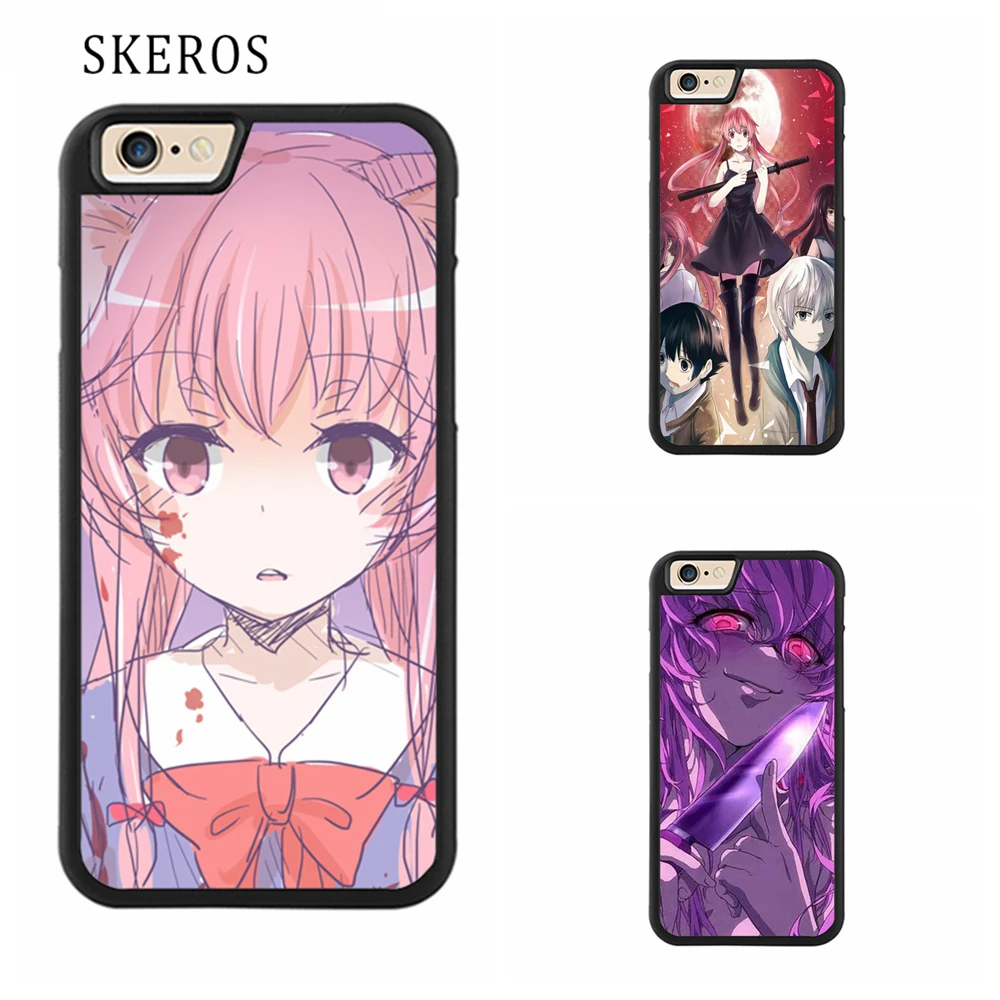 SKEROS) костюм Мирай Никки полный защитный чехол для телефонов Чехол iPhone X 4 4S 5 5S 6 6s 7 8