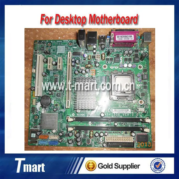 100% рабочий LGA 775 рабочего Материнская плата для HP MS-7336 441388-001 965 системная полностью
