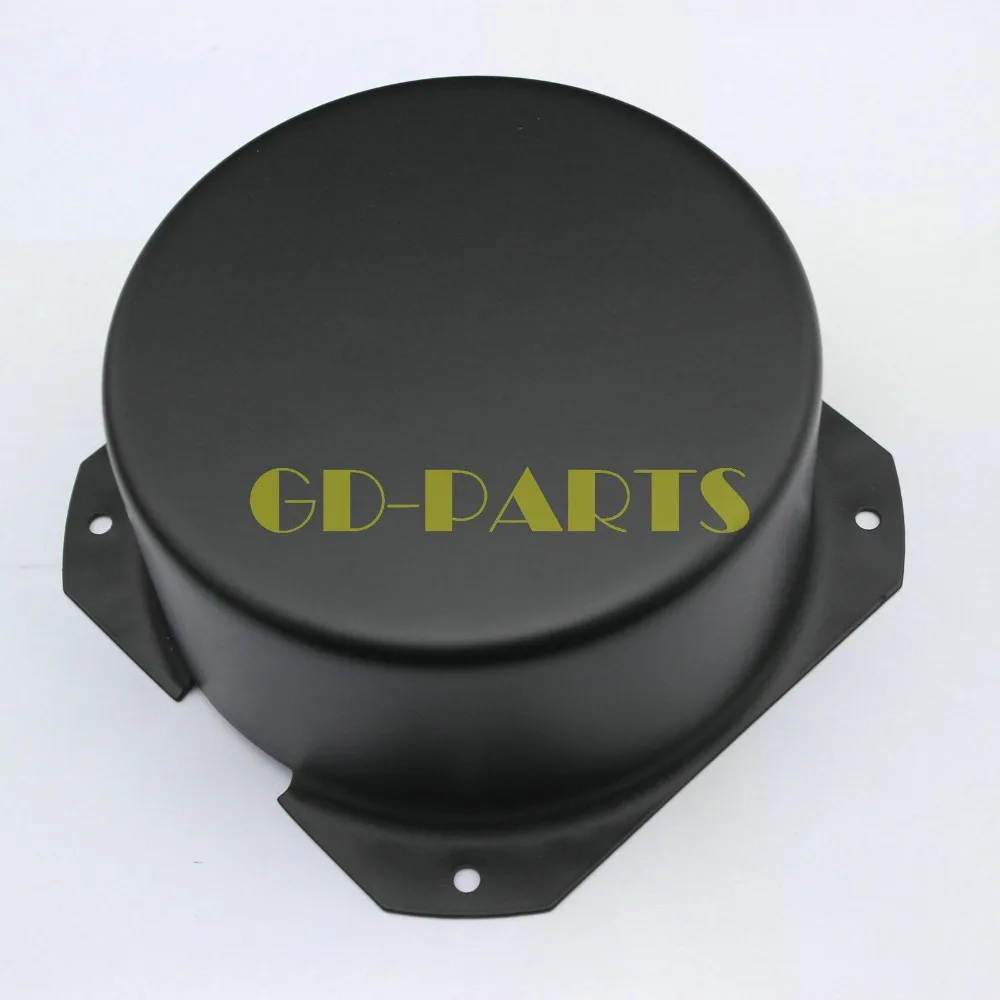 GD-PARTS 130x65 мм круглый черный железный трансформатор Триод Защитная крышка чехол коробка корпус для Винтаж Hifi ламповый аудио усилитель DIY