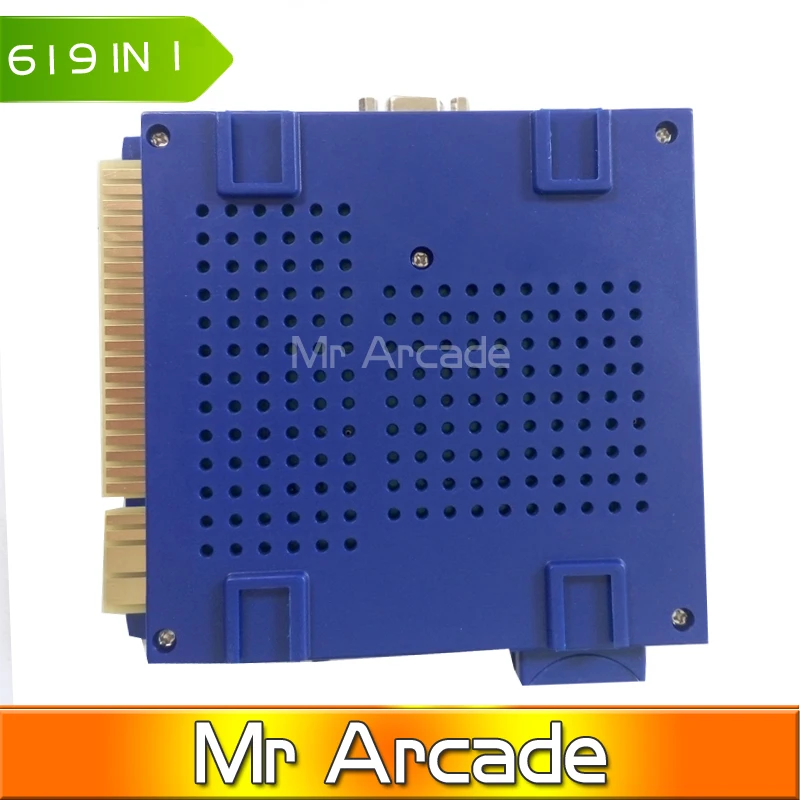 2016 высокое качество классические игры ELF 619 в 1 плата для CGA монитора и LCD VGA