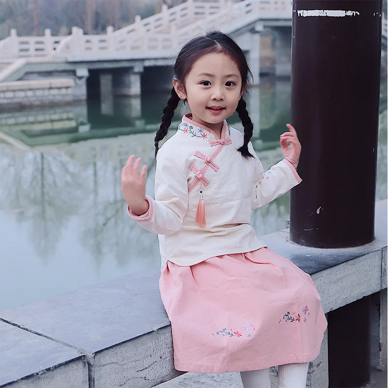 Костюм Hanfu для взрослых Одежда девочек в традиционном китайском стиле Тан