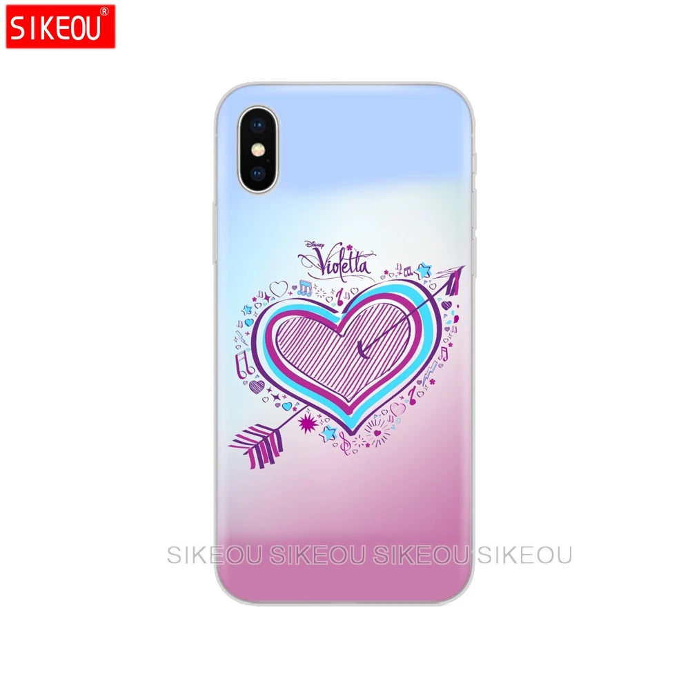 Силиконовый чехол для Iphone 6X8 7 6s 5 5S SE Plus 10 XR XS Max Violetta tv show