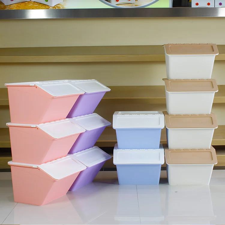 Free shipping thick plastic storage box large clothing toys children covered sorting green glove | Дом и сад