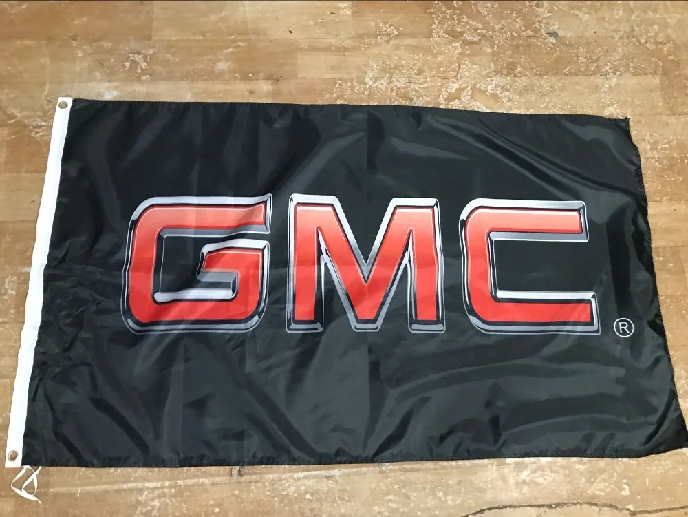 

Car flag GMC business trip, global certificate Manufacturer flag, polyester race car 066 3x5 Feet