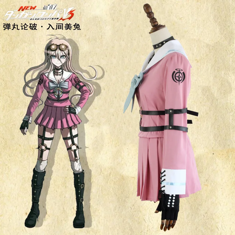 Хэллоуин Danganronpa V3: убийство Harmony ирума Miu Кролик костюм японского аниме красивая