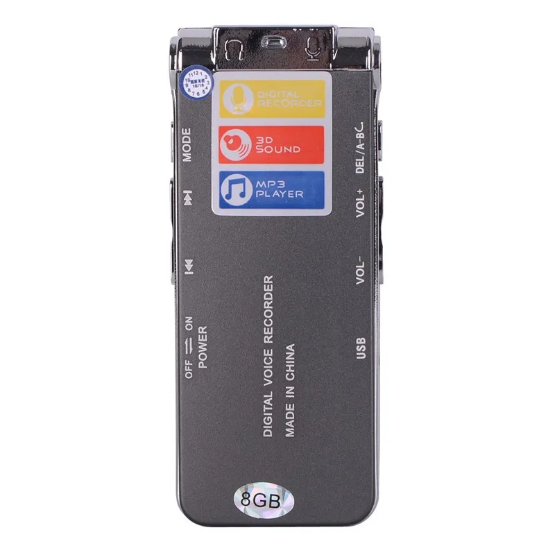 Цифровой аудио диктофон с мини USB многофункциональный музыкальный mp3 плеер