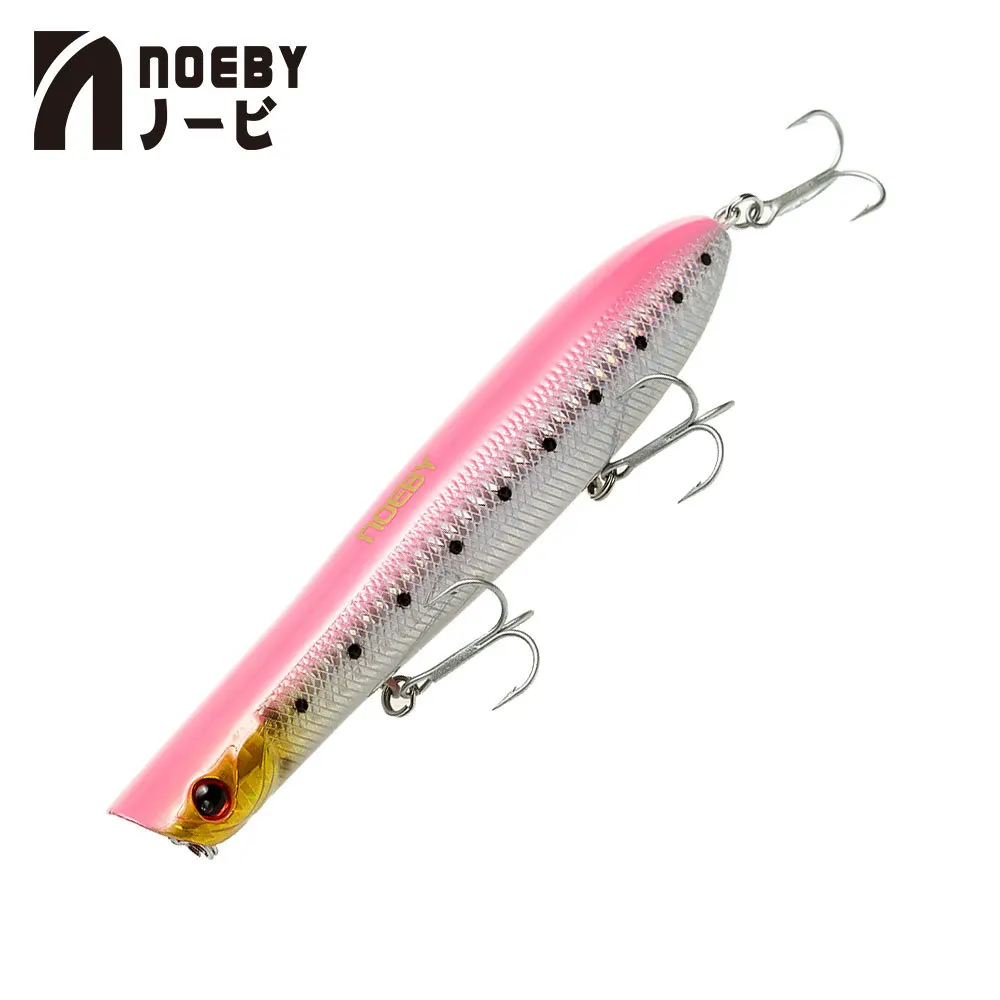 Nsb206 Noeby 130 мм 31 г Поппер для рыбалки наживка 3d моделирование глаза жесткая приманка окунь LureFishing снасти с красными губами с крючками Vmc - Цвет: Nsb206
