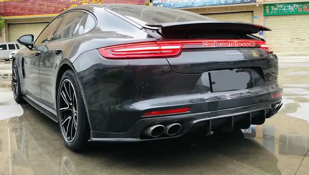 Новейший комплект кузова из 971 углеродного волокна (передняя губа + боковые юбки