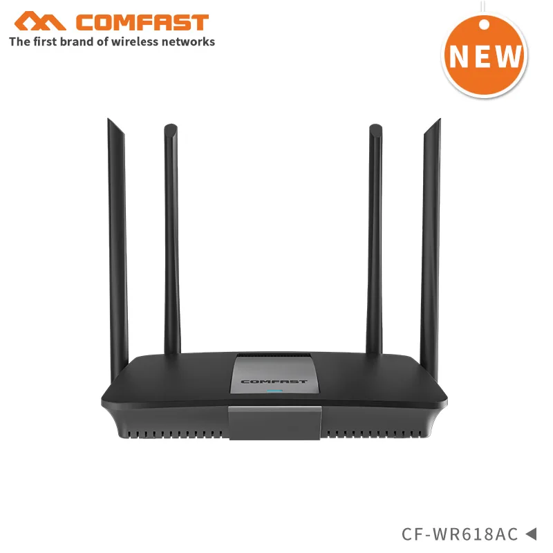 Comfast 1200 Мбит/с беспроводной Wifi маршрутизатор двухдиапазонный 2 4G/5G 1 WAN + 4 LAN