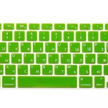 Защитная клавиатура с русскими буквами для Macbook Air Pro Retina 13 15 17