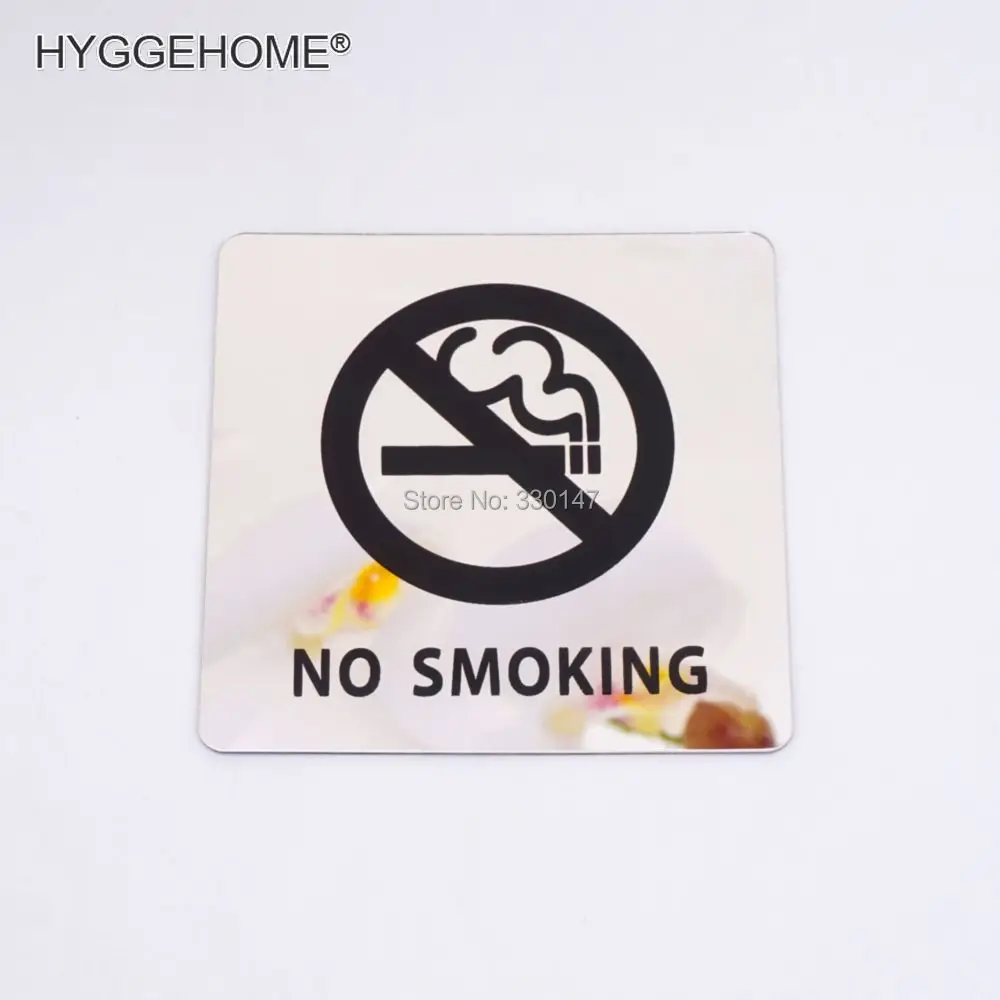 Предупреждение Знак Логотип No Smoking нет мобильных телефонов марки клей Стикеры