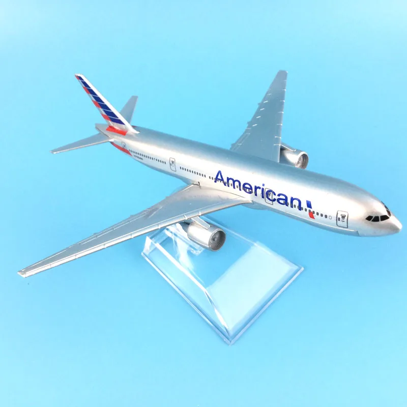 Авиакомпании American Airlines модель самолета из металлического сплава Боинг 777 16 см
