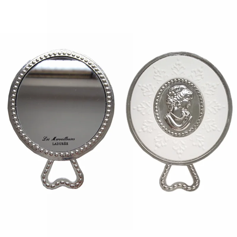 Высококачественное зеркало из сплава во французском стиле круглое мини