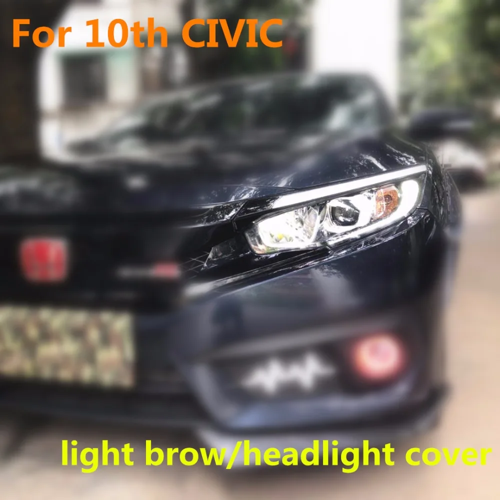 Автомобильный светодиодный светильник brow DRL дневные ходовые огни аксессуары с