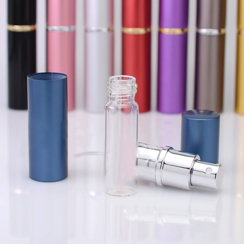 10 мл алюминиевая бутылка с пульверизатором для путешествий тонкий туман