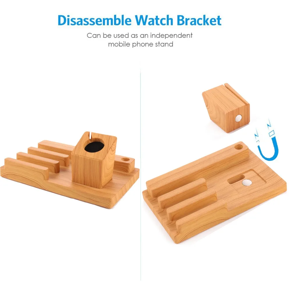 Зарядная док станция с 4 портами органайзер для смартфонов планшетов и других