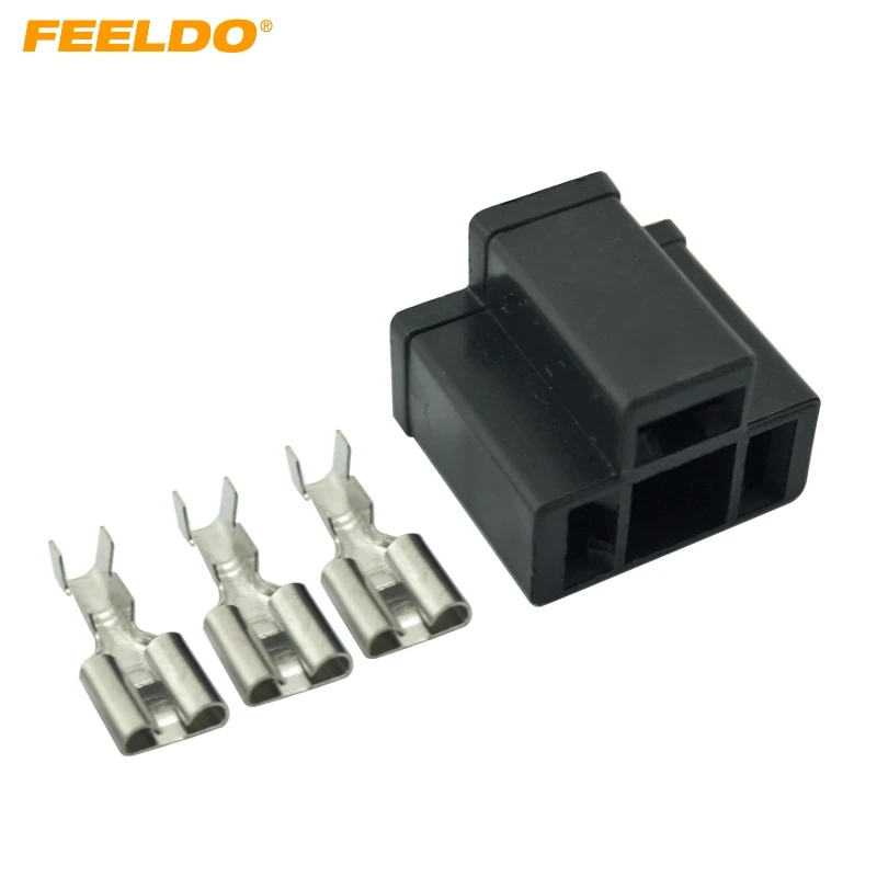FEELDO 1 компл. Автомобиль мотоцикл H4/HB2/9003 лампа водонепроницаемый DIY женский