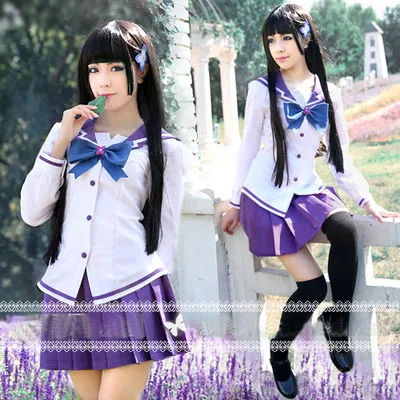 Костюм для косплея Sankarea модная фиолетовая униформа бесплатная доставка |