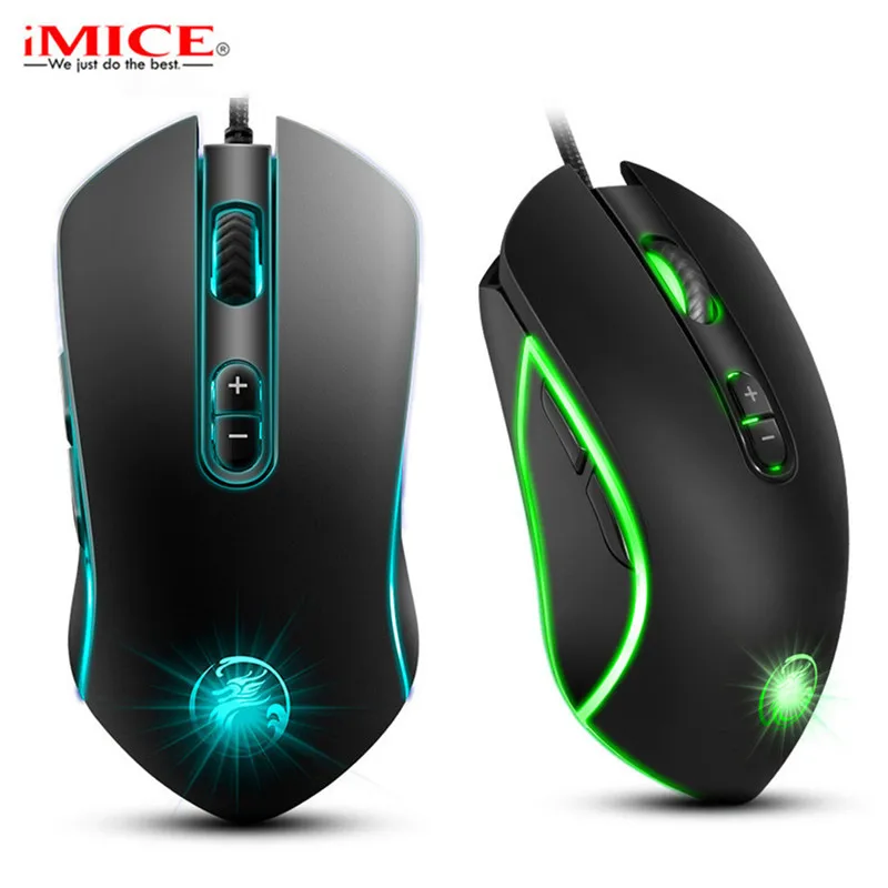 IMICE A6 Профессиональный Проводная игровая Мышь 7 кнопок 3200 Точек на дюйм