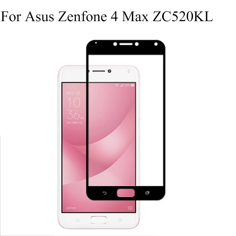 2 шт. для ASUS Zenfone 4 Max ZC520KL закаленное стекло полное покрытие пленка Zenfone4 Защитная