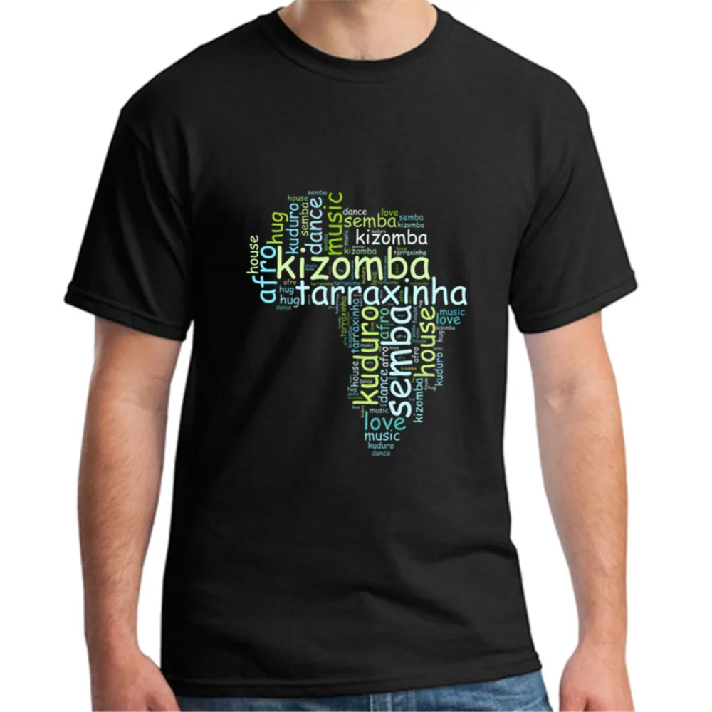 Футболка Kizomba Cloud мужская летняя дешевая футболка с музыкальной тематикой Cool DIY из