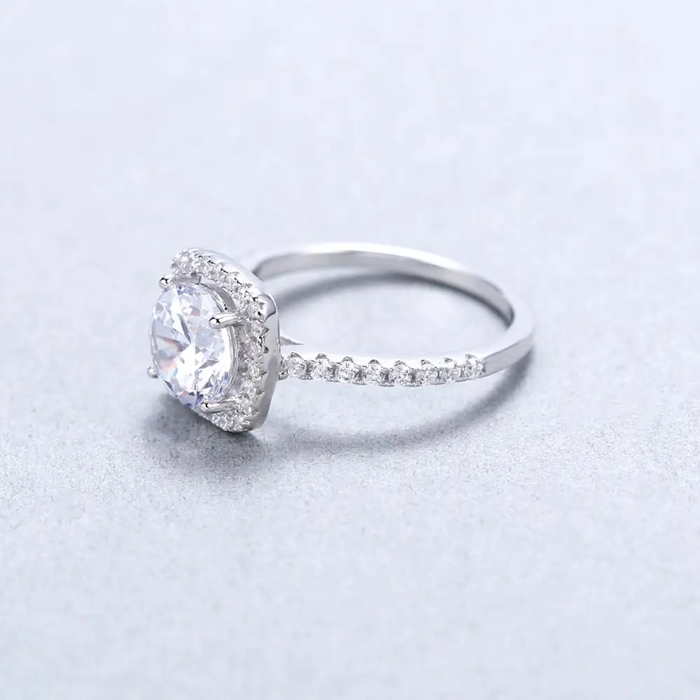 Gem's Ballet 2.57Ct Forever Love юбилей кубического циркония палец кольцо для женщин из натуральной 925 пробы Серебряный подарок на день Святого Валентина