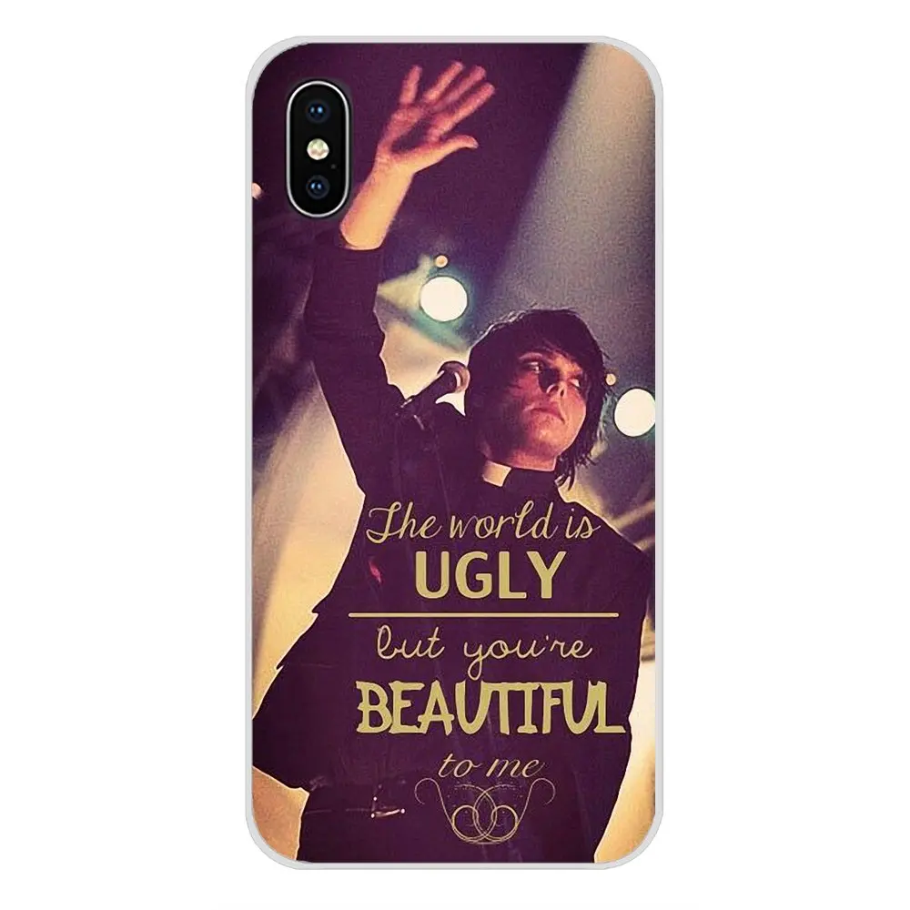 images 8 Для Apple iPhone X XR XS MAX 4 4S 5 5S 5C SE 6 6S 7 8 Plus ipod touch 5 6 TPU чехол Gerard Way My Chemical Romance MCR Rock - Цвет: images 8