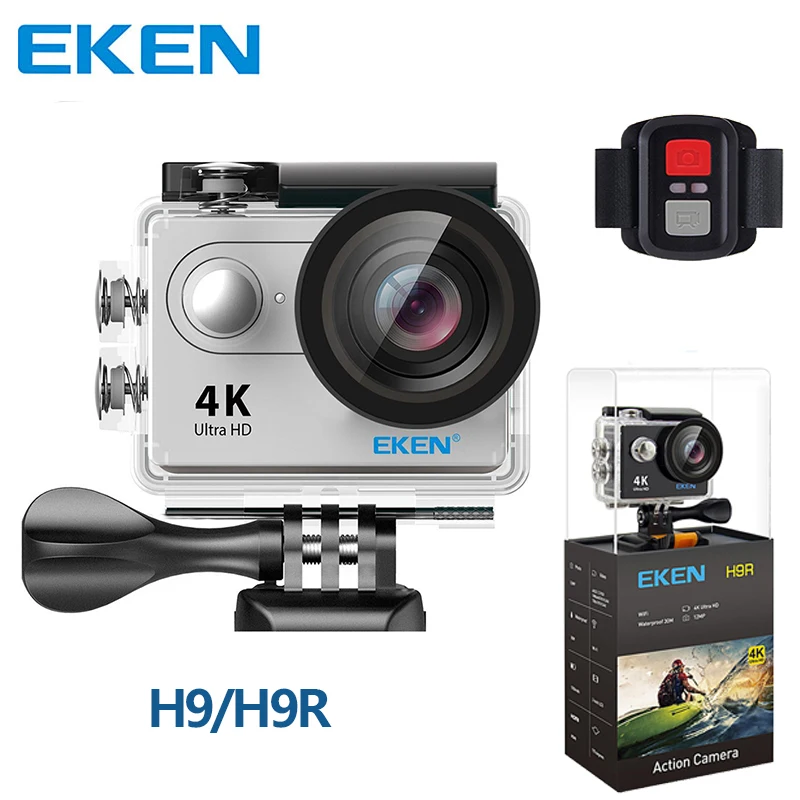 Оригинальная Экшн камера eken H9 H9R Ultra HD 4K WiFi Спортивная 2 0 экран 170D Подводная