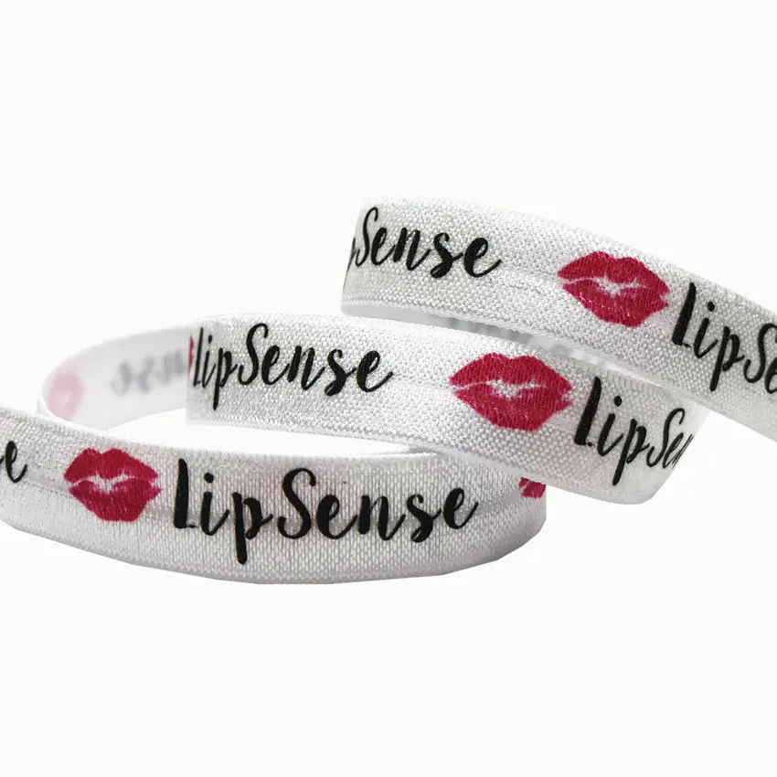 

5 Yards 5/8" Lips Printed foe elastic bands Sewing Apparel Accessories DIY clothing accessories decoration