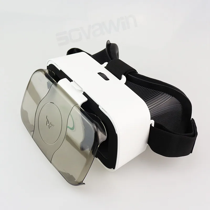 VR Shinecon 3,0 гарнитура 3D очки виртуальной реальности Googles передняя крышка шлем для 4,5-6 'мобильного телефона с VR контроллером