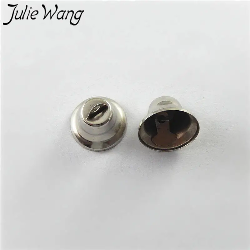 Julie Wang 50 шт. металлический сплав маленькие колокольчики подвески для ожерелья