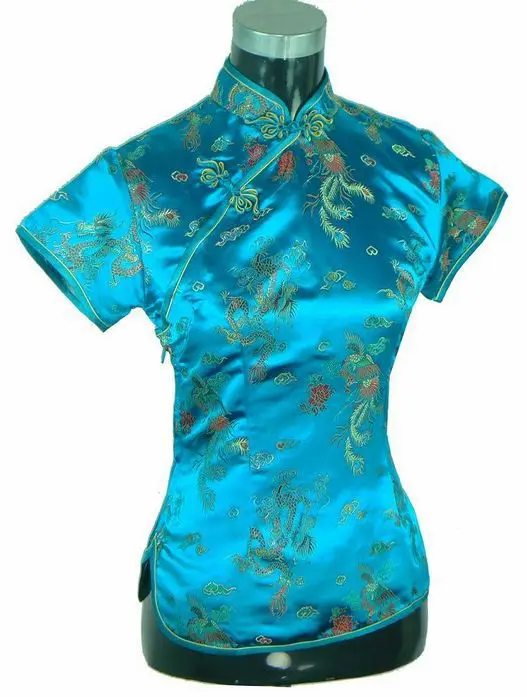 Специальное предложение темно-синяя Летняя женская блузка атласная рубашка Топ