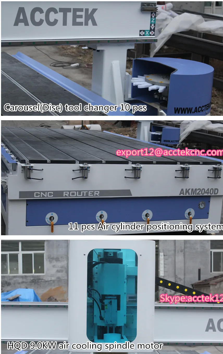 Syntec YASKAWA servo motor 10 tools 9kw HSD spindle carousel wood atc cnc machine tool changer | Инструменты