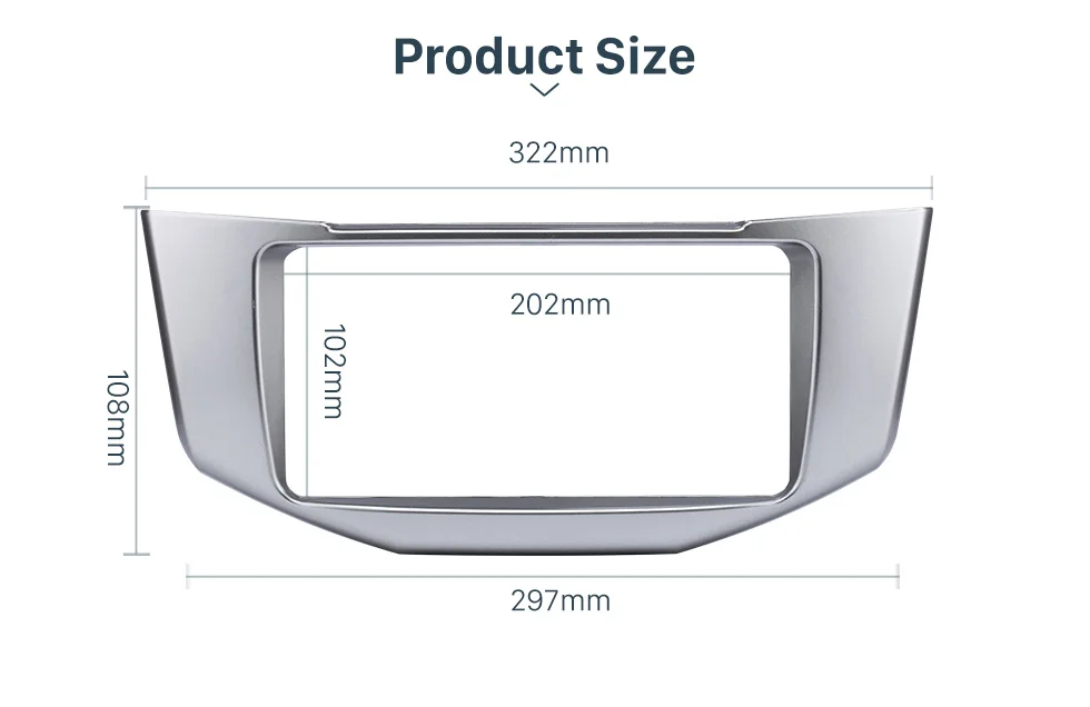 Seicane отличное качество 2Din Автомобильная Радио панель для 2003-2010 Lexus RX330 RX350 Toyota Harrier DVD рамка авто стерео панель Адаптер