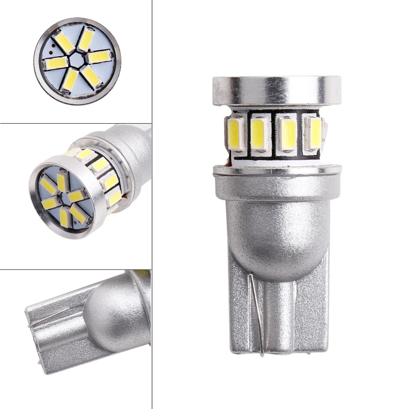 2 шт. w5w светодиодный T10 Светодиодный лампочки Canbus 18SMD 3014 для Стоянкы Автомобилей