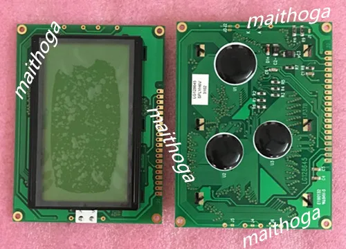 20PIN Yellow Green Backlight 12864 LCD Module with Font ST7920 Controller 5V | Электронные компоненты и