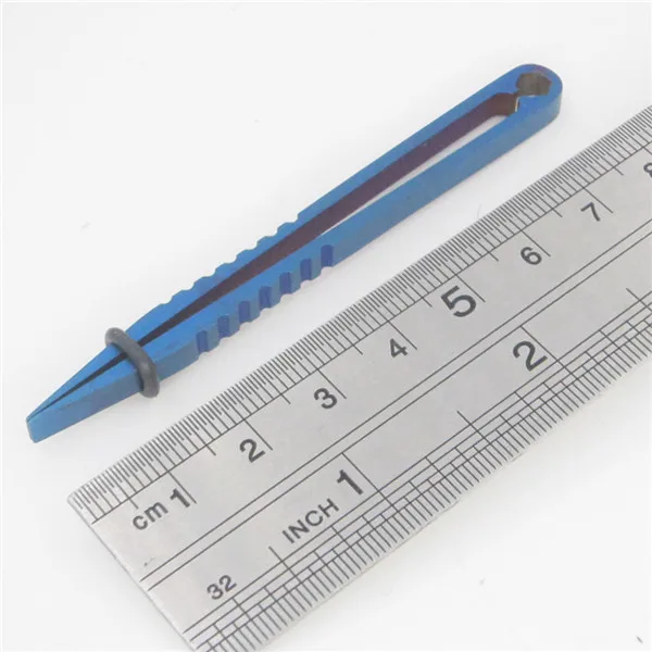 Large Blue Титановый Пинцет tc4 ti EDC зажим для зубчатой передачи, зажимной карман для гаджетов, мульти-дорожный зажим, мини-инструмент для походов, походов на открытом воздухе, многоцелевой - Цвет: Large Blue