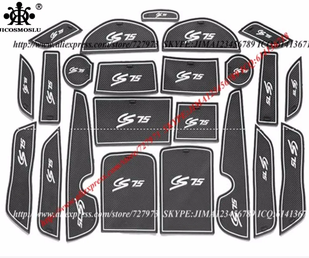 JICOSMOSLU: Противоскользящий коврик для автомобиля двери Прорезыватель чашек CHANGAN