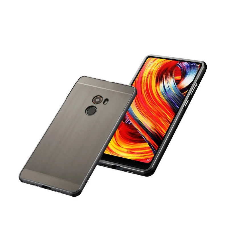 Xiaomi mi x2 x 2 чехол с металлической рамкой и матовой задней крышкой жесткий для