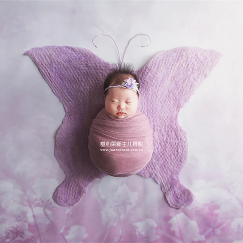 Newborn Knit Stretch Wrap Jersey Stretchy baby Photo Prop Layering Blanke | Мать и ребенок