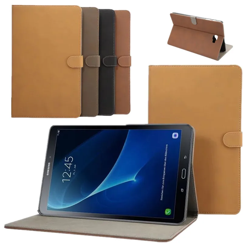 Роскошный деловой чехол из искусственной кожи для Samsung Galaxy Tab A a6 10 1 2016 T585 T580 T580N