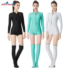 Костюм для дайвинга из неопрена, 1,5 мм, Женский цельный гидрокостюм, длинные носки, комплект для подводного плавания, серфинга, подводного плавания, гидрокостюмы