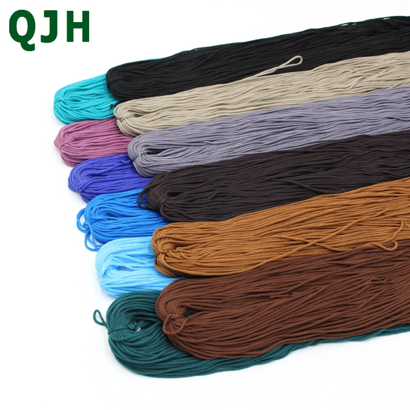 Нейлоновая нить для вязания крючком QJH плетеный Шелковый светильник с узелком