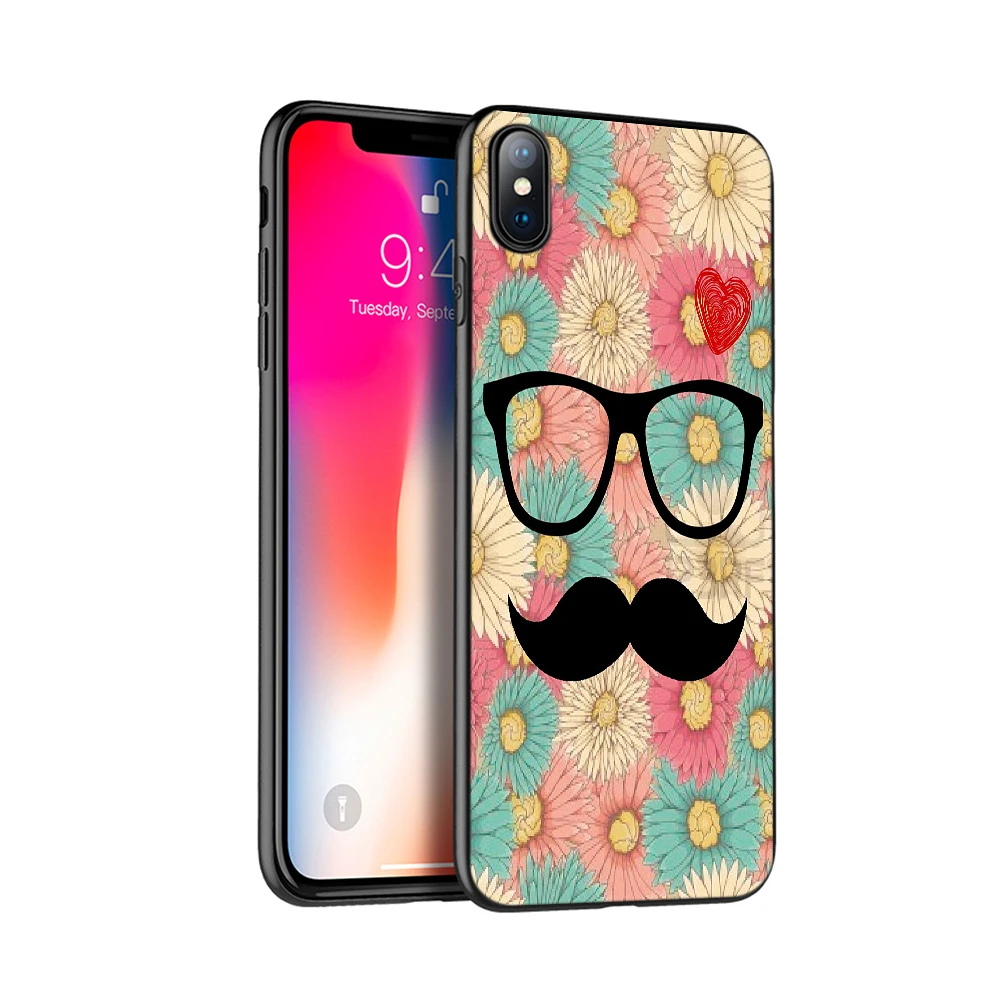 Черный чехол из термопластичного полиуретана для iphone 5 5s SE 2020 6 6s 7 плюс 8x10