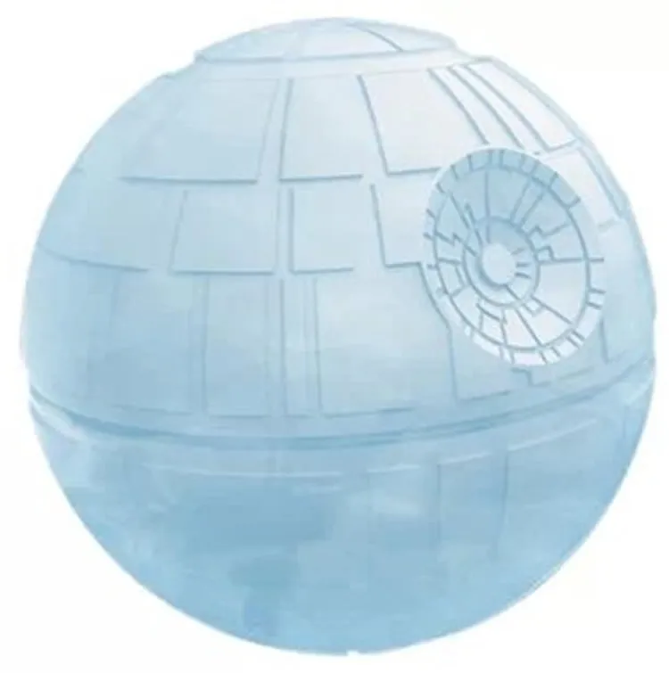 2016 Caliente Creativo de Silicona Azul Wars Death Star Ronda Bola Hielo Bandeja Del Molde cubo Esfera DIY | Игрушки и хобби