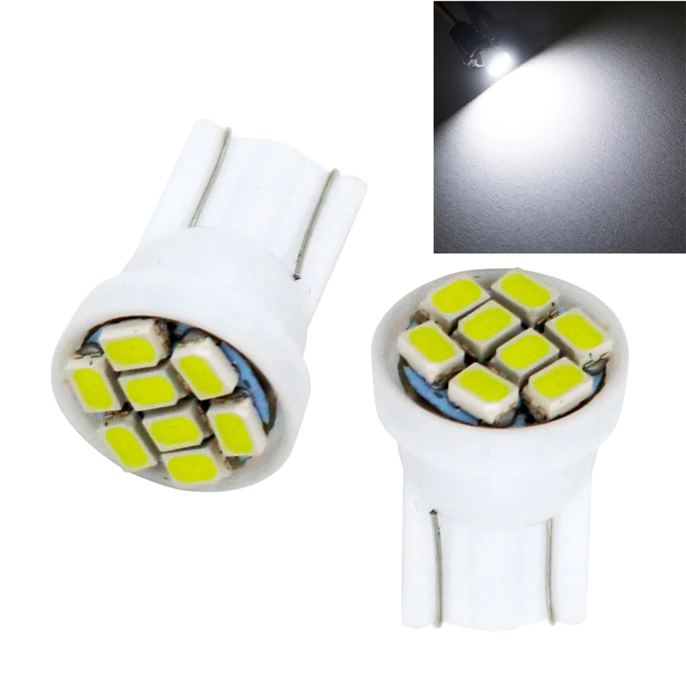 CJXMX 2 шт. T10 W5W 168 194 8 SMD 3020 Светодиодный светильник на танкетке 12 В Автомобильный