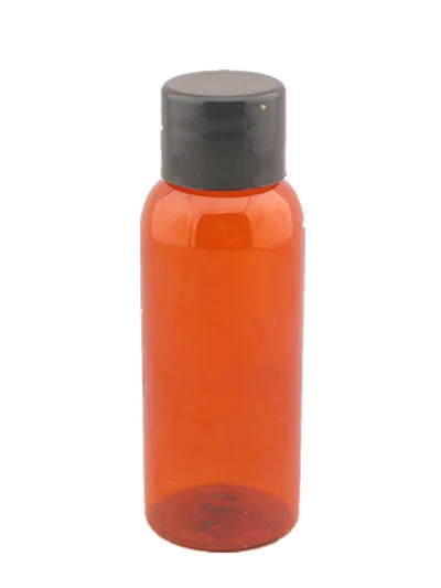 Пустая прозрачная/Янтарная пластиковая ПЭТ бутылка 30 мл с