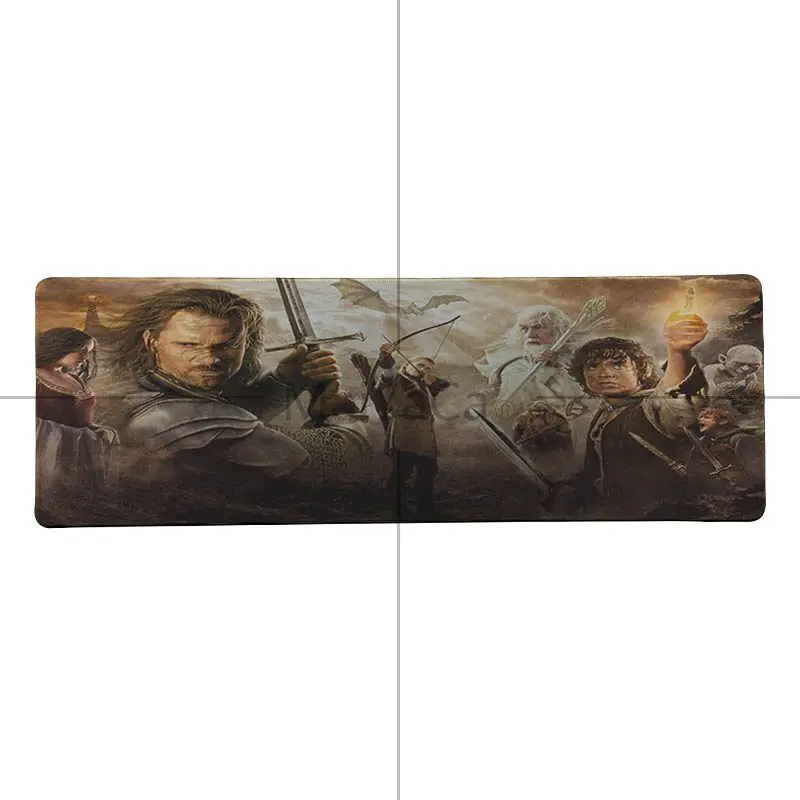 Lock Edge 30X90cm MaiYaCa высокое качество, резиновый коврик для мыши "Властелин колец", прочный Настольный большой игровой коврик для мыши, коврик для мыши, коврик для клавиатуры - Цвет: Lock Edge 30X90cm