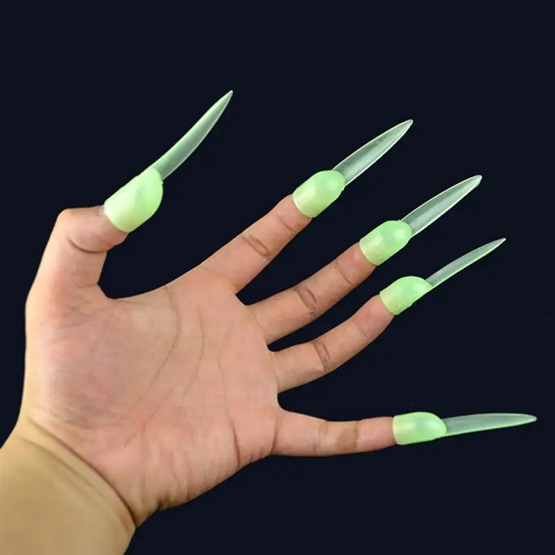 10 шт. светящиеся поддельные Зубы вампира для Хэллоуина вечерние зубы реквизит